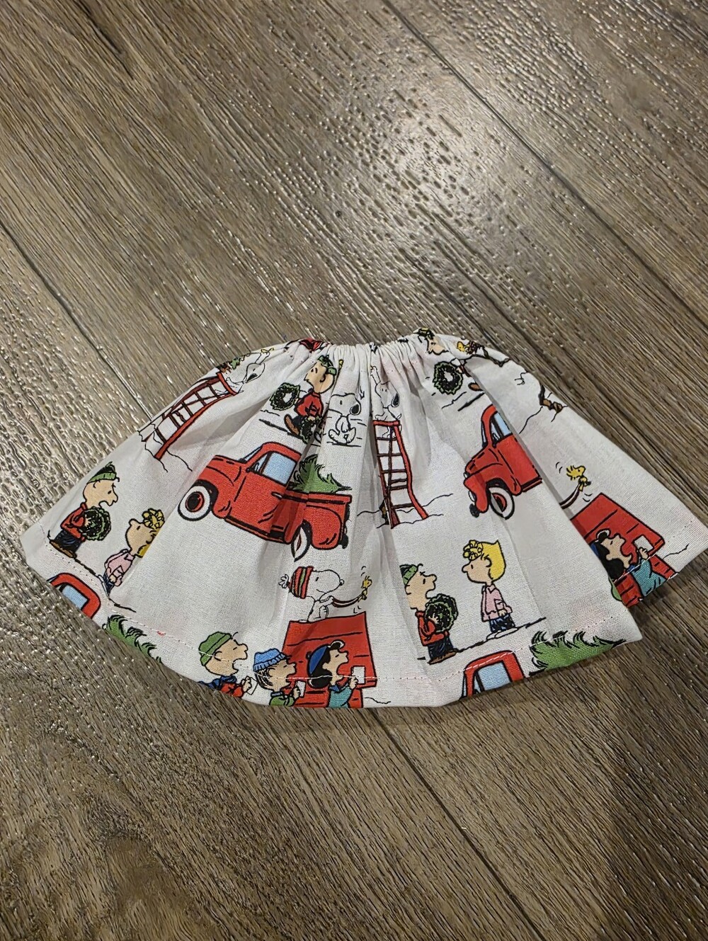10" Handmade Charlie Brown Christmas Dress